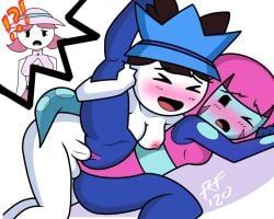 duna_nichs, jaiden, jaiden_(jaiden_animations), rosie_richmond_(fossil_fighters), fossil_fighters
