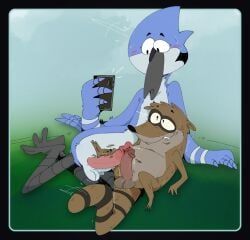 mordecai_(regular_show), rigby_(regular_show), cartoon_network, regular_show, the-alfie-incorporated