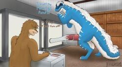 mythology, theros_(artist), 4_toes, 5_fingers, angry