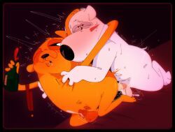 brian_griffin, jake_the_dog, adventure_time, cartoon_network, family_guy