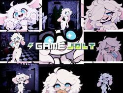 original_character, five_nights_at_candy's, gamejolt, blue_eyes, rabbit