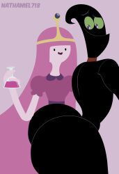 nergal_(tgaobam), princess_bubblegum, adventure_time, cartoon_network, nergal_and_princess_bubblegum