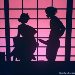 iroha, iroha_(samurai_spirits), samurai_shodown, kiminodonuts, 1boy1girl