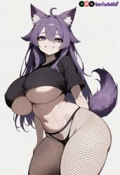tori, toriwoofs, ahoge, ass, ass_bigger_than_head