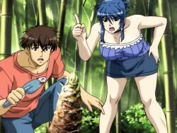 fushimi_kenta, sanjou_miku, fleshdance, milky_(company), milky_animation_label