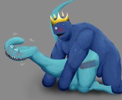 blue_(rainbow_friends), cyan_(rainbow_friends), rainbow_friends, blue, boy_and_girl