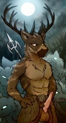 daedric_prince, hircine, the_elder_scrolls, captainzepto, animal_genitalia