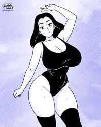 marjane_satrapi, persepolis, alvarikokearte, 1girls, beauty_mark