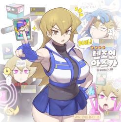 alexis_rhodes, dark_magician_girl, tenjouin_asuka, yu-gi-oh!, yu-gi-oh!_arc-v