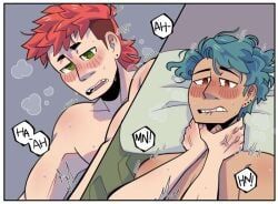 mint_(spicy_mints), tsurai_(spicy_mints), spicy_mints, biting_lip, biting_own_lip