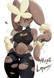 generation_4_pokemon, lopunny, mega_evolution, mega_lopunny, pokemon_(species)