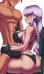 kirigiri_kyouko, kuwata_leon, danganronpa, danganronpa:_trigger_happy_havoc, danganronpa_(series)