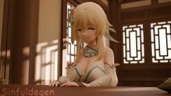 lumine_(genshin_impact), zibai_(genshin_impact), genshin_impact, hoyoverse, mihoyo