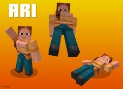 ari_(minecraft), microsoft, minecraft, mojang, 1girls
