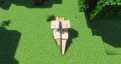 alex_(cyanu), alex_(minecraft), minecraft, 1girl, annoyed
