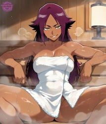 shihouin_yoruichi, yoruichi, yoruichi_shihouin, bleach, bleach:_sennen_kessen-hen