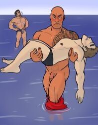 dwayne_”the_rock”_johnson, matt_brody, zac_efron, baywatch_(2017), baywatch_(franchise)