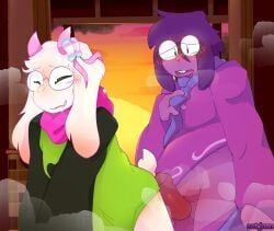 ralsei, seth_(deltarune), deltarune, catjam_(artist), catjamn