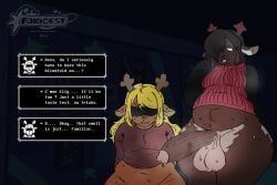 december_holiday, dess_holiday, noelle_holiday, deltarune, undertale_(series)