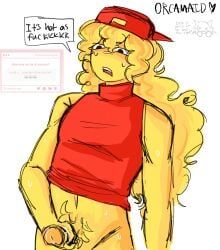 deleter_(block_tales), block_tales, 1boy, curly_hair, jacking_off