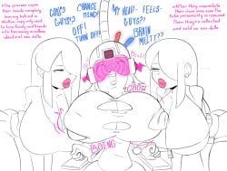 razbunny, apprehensive, begging, bimbo, bimbofication