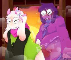 ralsei, seth_(deltarune), deltarune, catjam_(artist), catjamn