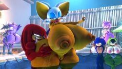 amy_rose, blaze_the_cat, knuckles_the_echidna, rouge_the_bat, silver_the_hedgehog