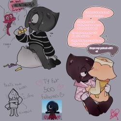 blot_(dandy's_world), brightney_(dandy's_world), dandy's_world, cowacase_(artist), cum
