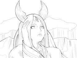 naruto_(series), naruto_shippuden, jul_maldo_art, kaugya_otsutsuki, ánime