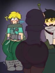 kenny_mccormick, leopold_butters_stotch, mysterion, professor_chaos, stan_marsh