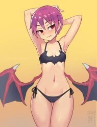 lilith_aensland, darkstalkers, watcher_hollow, 1girls, almost_naked