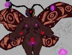 wynncraft, 4_arms, antennae_(anatomy), breasts, bug_girl