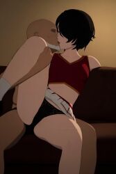cinder_fall, rwby, _yumidreams, 1boy, 1girl