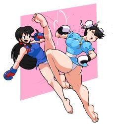 chichi, chun-li, capcom, dragon_ball, dragon_ball_(classic)