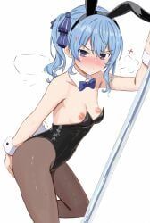 hoshimachi_suisei, hololive, flygombal, 1girl, anger_vein