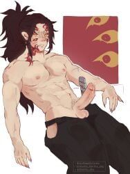kokushibo, michikatsu_tsugikuni, demon_slayer, kimetsu_no_yaiba, kinky_naty