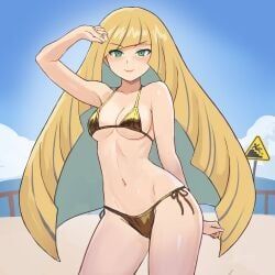 lusamine_(pokemon), pokemon, watcher_hollow, 1girls, almost_naked