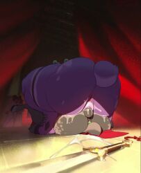hush_(demivo), coughytoffee, 5_fingers, abs, amazon_position