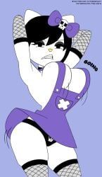 hello_kitty_(character), hello_kitty_(series), tkb_nsfw, angry, catgirl