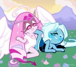eternal_sugar_cookie, lady_in_azure_(shadow_milk_cookie), shadow_milk_cookie, cookie_run, kuruko