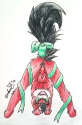 ember_(artist), anus, ass, balls, bent_over