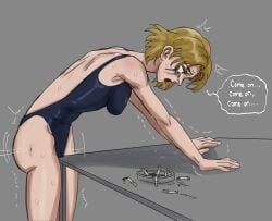 ritsuko_akagi, neon_genesis_evangelion, princest_beck, 1girls, blonde_hair