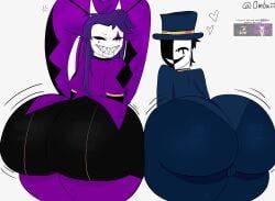 jester_(the_freak_circus), ticket_taker_(the_freak_circus), the_freak_circus, ombuiii, 2male
