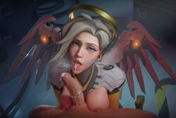 mercy, overwatch, hasfeldt, 1boy, 1girls
