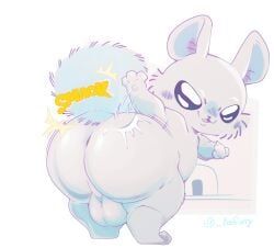 momonga_(chiikawa), chiikawa, boofurry, anthro, backsack