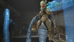 vortigaunt, half-life_(series), half-life_2, breasts, cultist