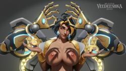 domina, blizzard_entertainment, overwatch, veedeeshka, areolae