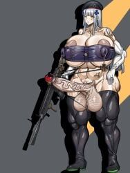 hk416_(girls'_frontline), girls'_frontline, slavsegger, 1futa, assault_rifle