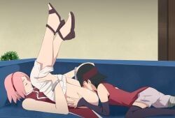 sakura_haruno, sarada_uchiha, uchiha_sarada, boruto:_naruto_next_generations, naruto