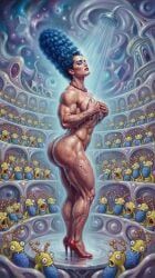 brooke_shields, marge_simpson, the_simpsons, enercell, 1girls